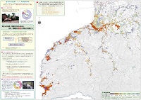 天羽地区拡大版の地域の危険度マップ