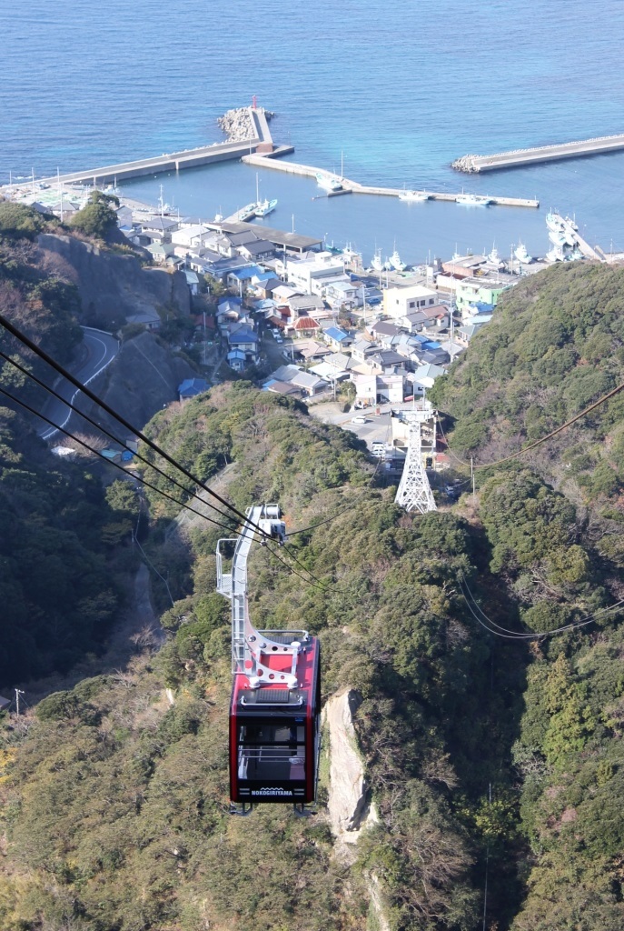 鋸山ロープウェー（赤）