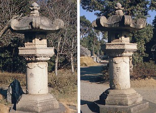 淨信寺の石燈籠