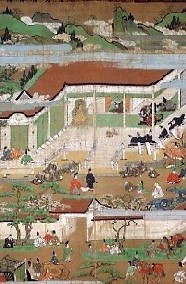 真福寺・絹本著色清涼殿八宗論図